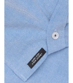 Blauw jongensoverhemd met zakje