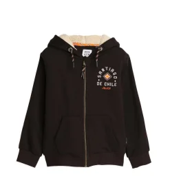 Blauwe jongenstrui met Santiago-logo op het hart