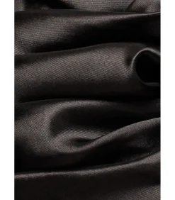 Blouse Met Korte Mouwen “One Shoulder Puffed Satin Sleeve Asymmetric Scuba Top”