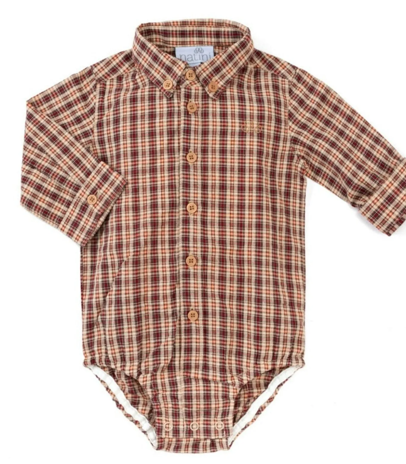 Bodyhemd Gentil ruitjes