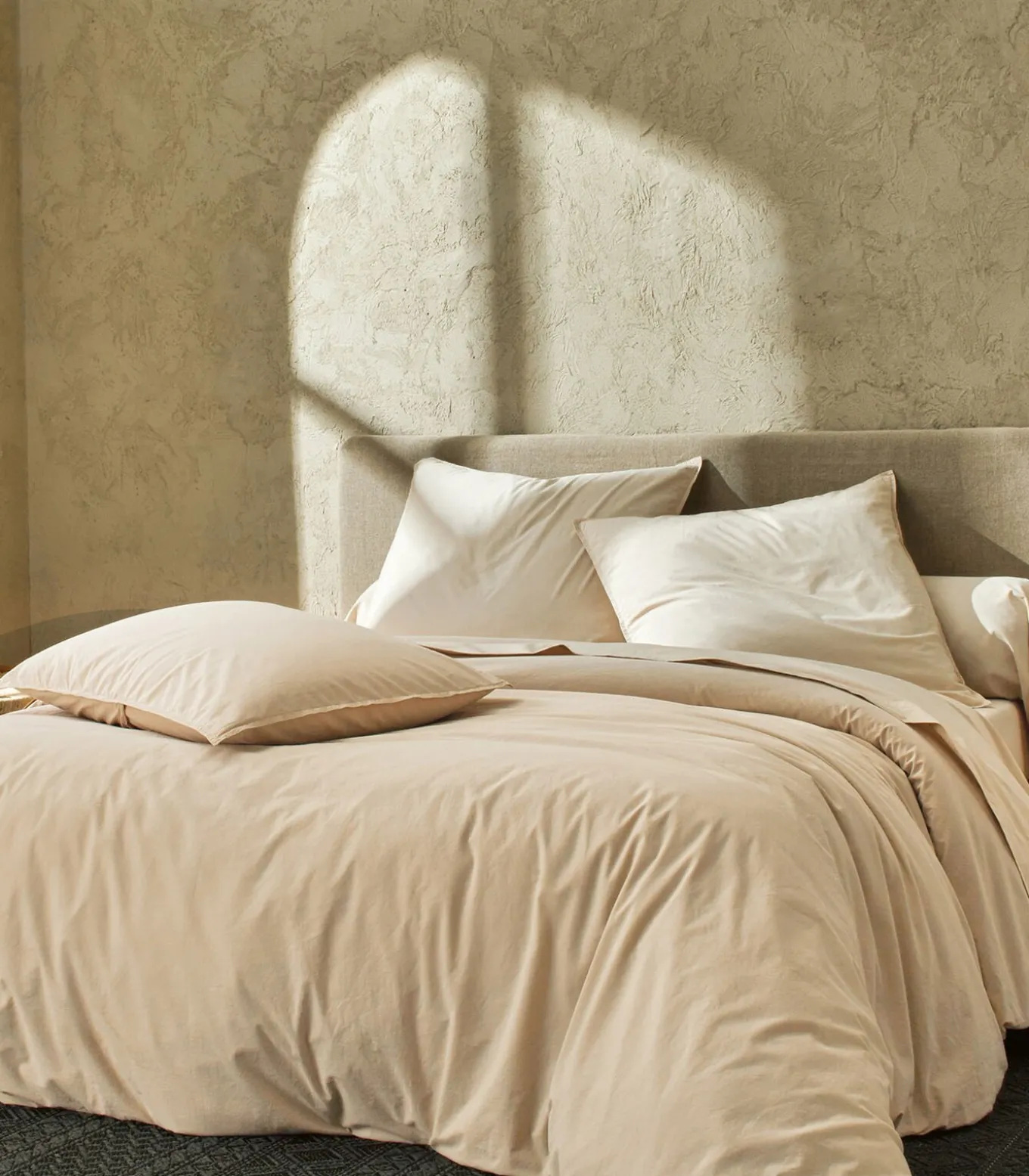 BOHEME Crème - Laken Perkaal Stonewashed