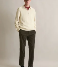 Bouclé gebreide trui relaxed