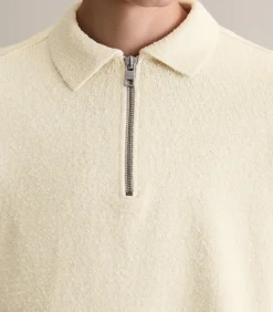 Bouclé gebreide trui relaxed