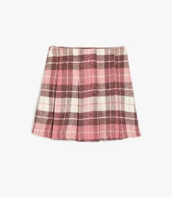 Boven knielengte Dik geplooid Rok