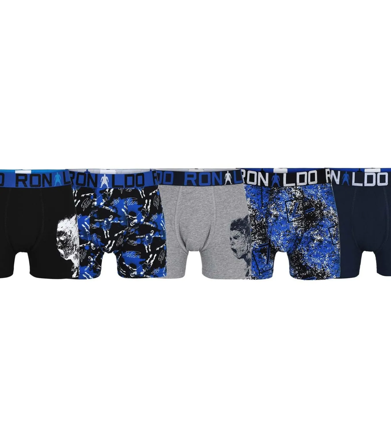 Boxershorts CR7 Boys Trunk 5-pack Set van 5