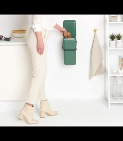 Brabantia Sort & Go afvalemmer, 12 liter - Fir Green