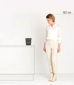 Brabantia Sort & Go afvalemmer, 6 liter - Light Grey