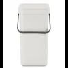 Brabantia Sort & Go afvalemmer, 12 liter - Light Grey