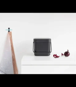 Brabantia Sort & Go afvalemmer, 3 liter - Grey