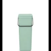 Brabantia Sort & Go afvalemmer, 40 liter - Jade Green