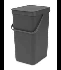 Brabantia Sort & Go afvalemmer, 16 liter - Grey