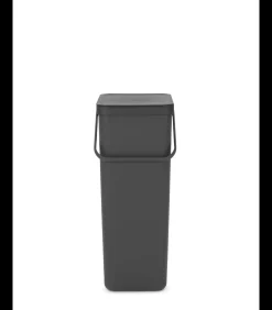 Brabantia Sort & Go afvalemmer, 40 liter - Grey