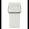 Brabantia Sort & Go afvalemmer, 16 liter - Light Grey