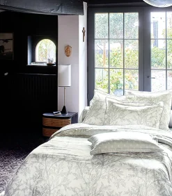 BROCELIANDE Brume - Kussensloop Jacquard katoen