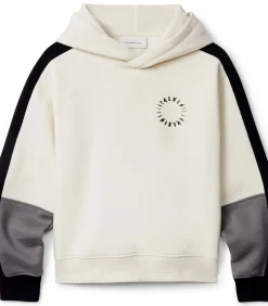 Brushed Fleece Clr Block Hoodi