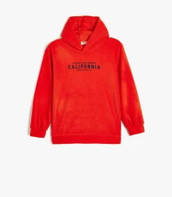 Capuchon kraag geborduurd Sweatshirt