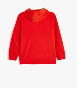 Capuchon kraag geborduurd Sweatshirt