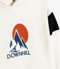 Capuchon kraag geborduurd Sweatshirt