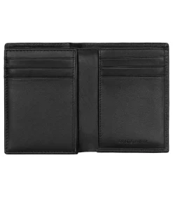 Card holder with flap Chronobike Noir