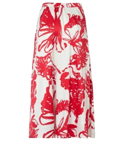Carissa Print Rok Rood / Wit