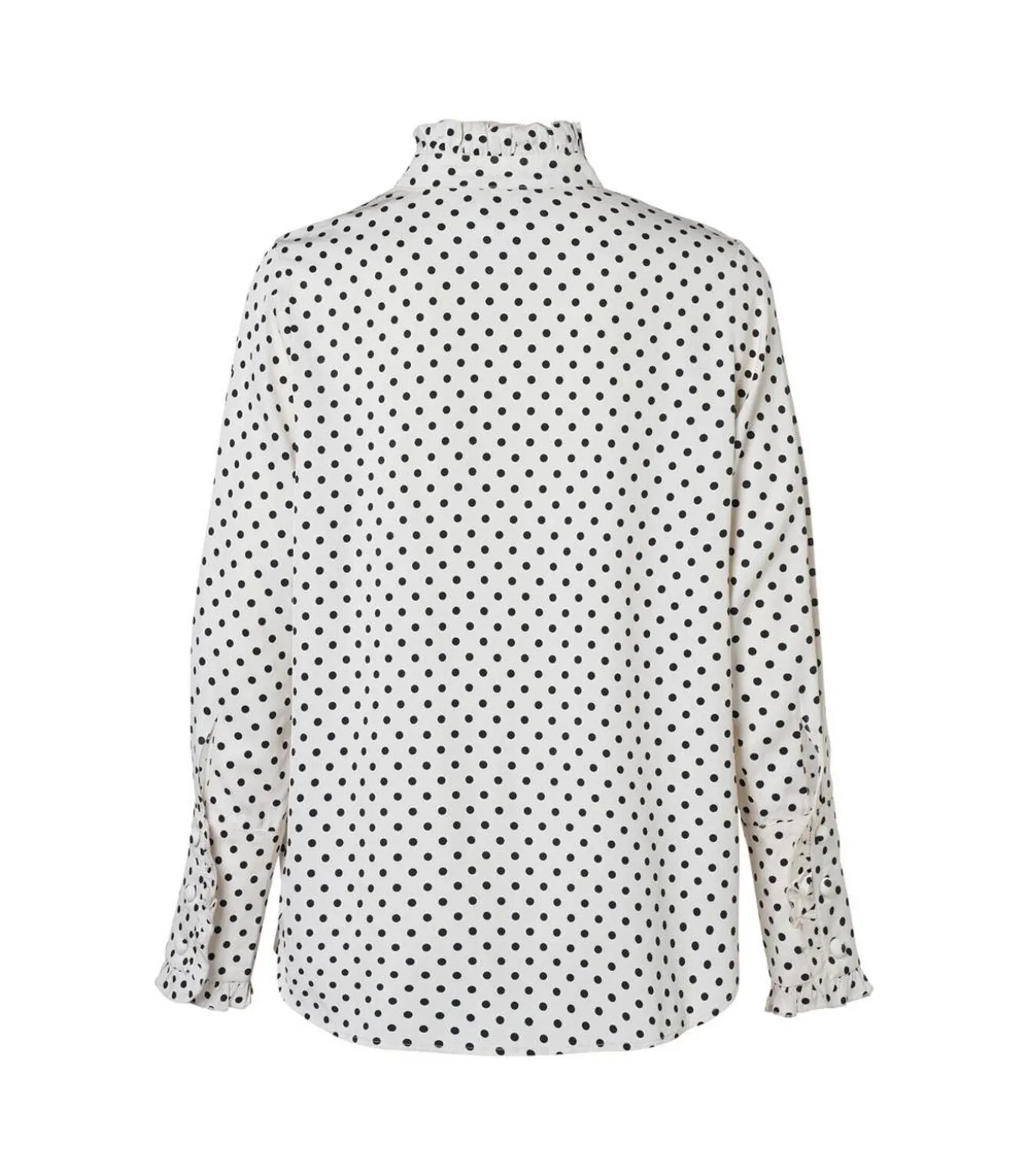 Caroline Tensen Rivers Print Blouse Offwhite / Zwart