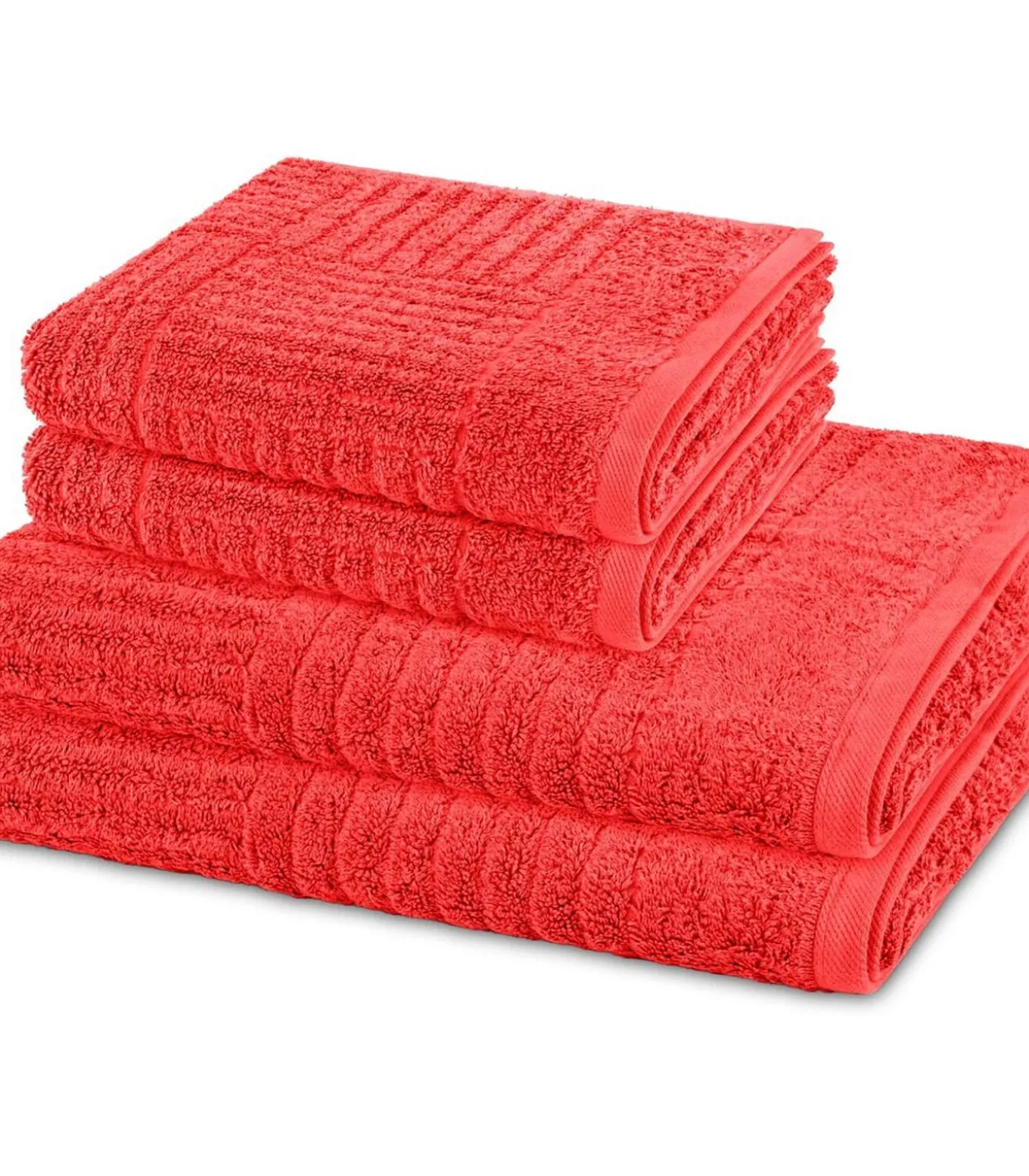 Carre - 4-delige handdoeken set