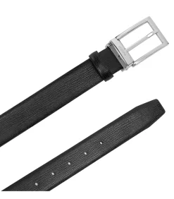 Ceintuur Button Black