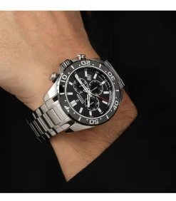 Chronograaf Chrono Swiss Made Black