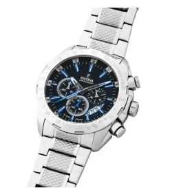 Chronograaf Timeless Chronograph Black - Blue