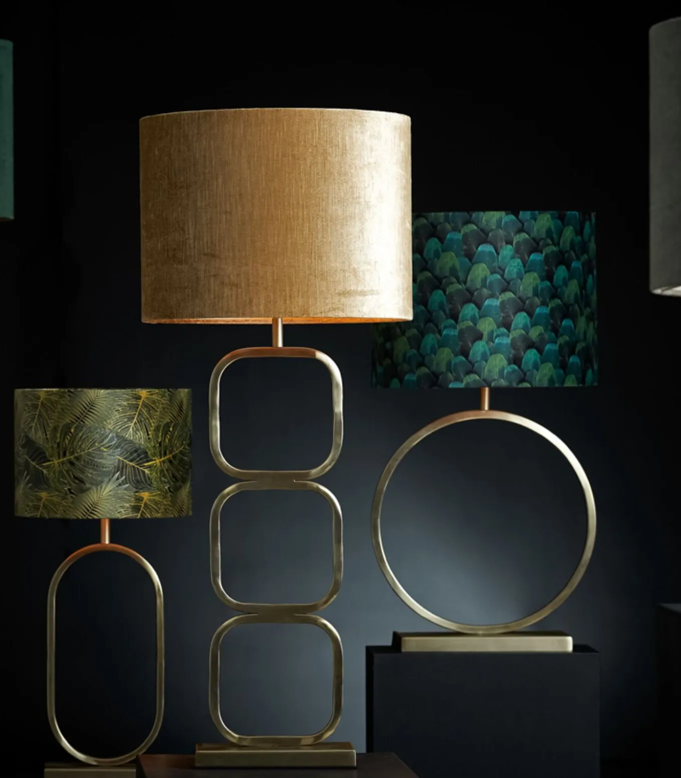 Cilinder Lampenkap Gemstone - Brons - Ø40x30cm