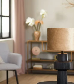 Cilinder Lampenkap Gemstone - Brons - Ø30x21cm