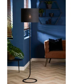 Cilinder lampenkap Livigno - Zwart - Ø40x30cm