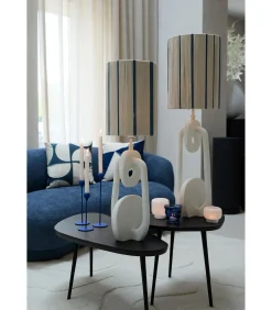 Cilinder lampenkap Medan - Crème - Ø30cm