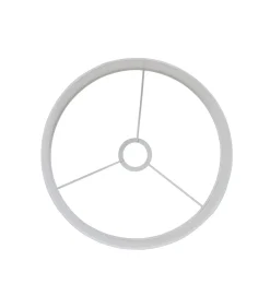 Cilinder lampenkap Polycotton - Wit - Ø50x38cm
