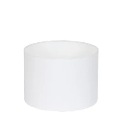 Cilinder Lampenkap Polycotton - Wit - Ø30x21cm