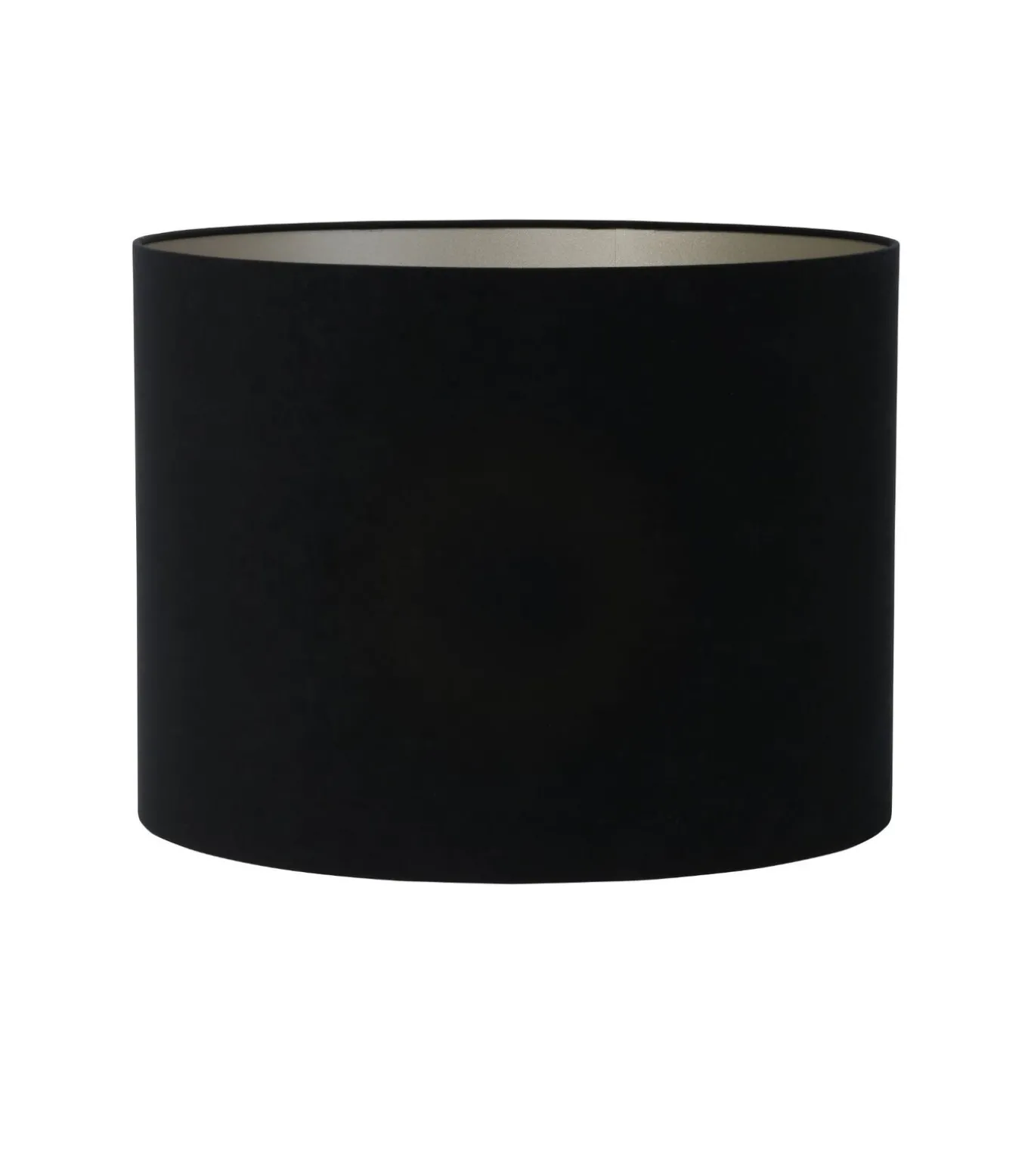 Cilinder Lampenkap Velours - Zwart - Ø40x30cm