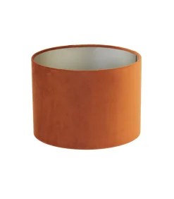 Cilinder Lampenkap Velours - Terra - Ø40x30cm