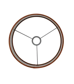 Cilinder Lampenkap Velours - Terra - Ø35x21cm