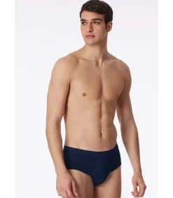 Classic Herenslip Fijnrib Donkerblauw