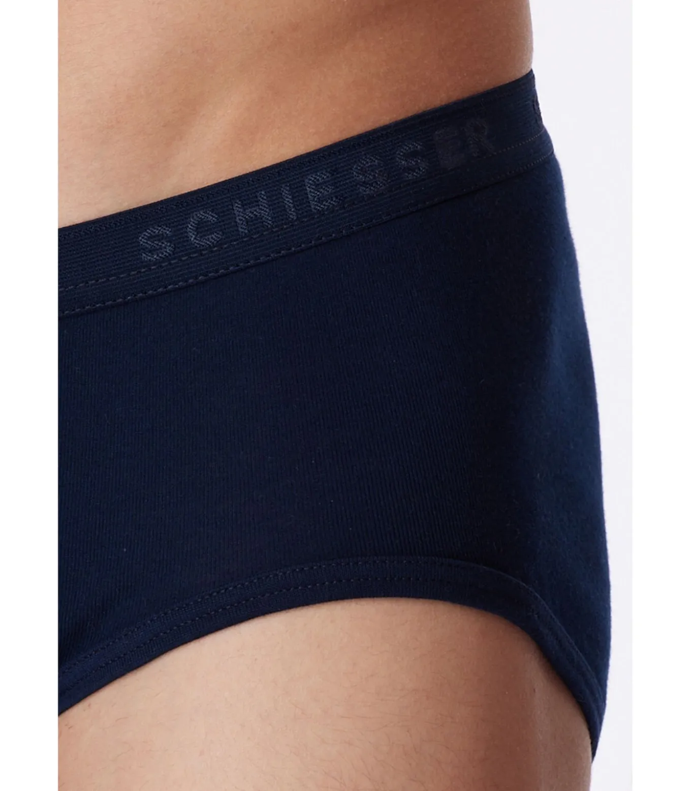 Classic Herenslip Fijnrib Donkerblauw
