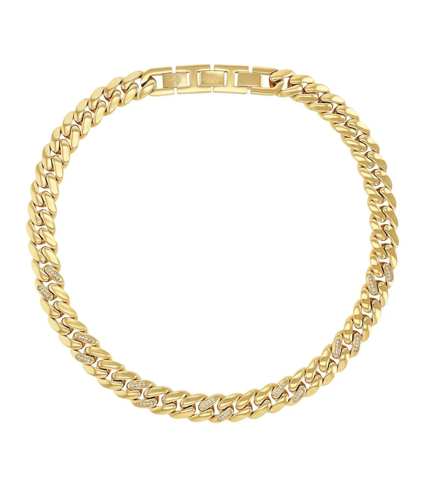 Collier voor dames, roestvrij staal, zirkonia