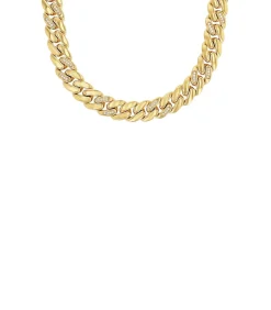 Collier voor dames, roestvrij staal, zirkonia