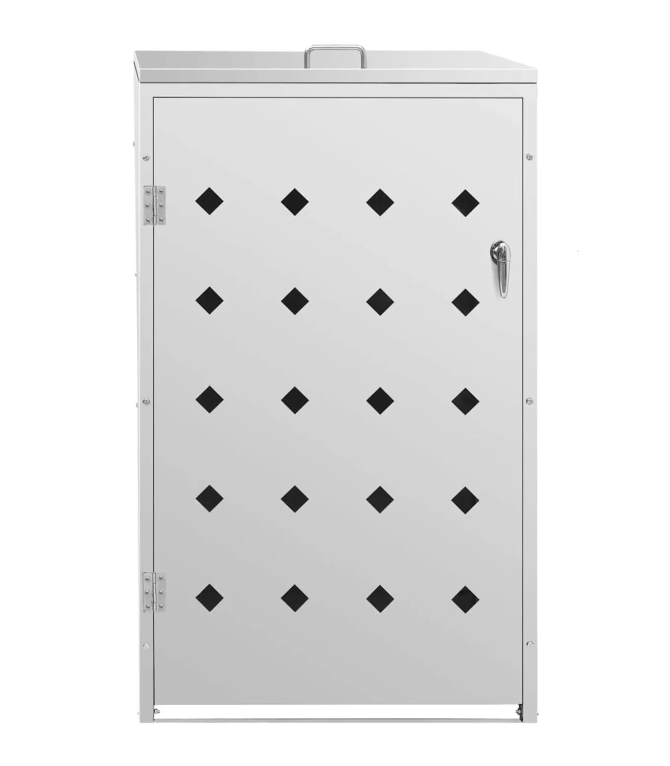 Containerberging enkel 240 L roestvrij staal