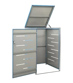 Containerberging enkel 69x77,5x112,5 cm roestvrij staal