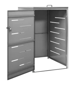 Containerberging enkel 69x77,5x112,5 cm roestvrij staal