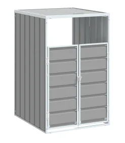 Containerberging voor 1 container 72x81x115 cm staal grijs