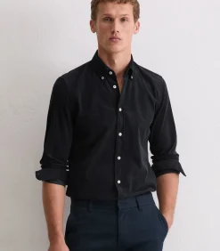 Corduroy overhemd in de vorm van