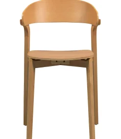 Cras Eetkamerstoelen - Essenhout - Naturel - Set van 6