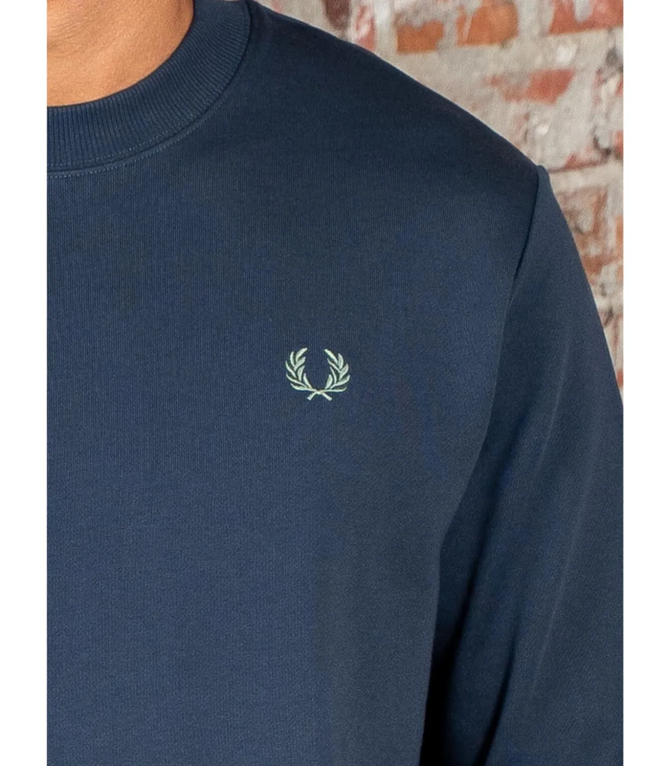 Crew neck sweatshirt - dark airforce light ice bayleaf