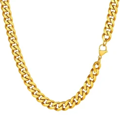 Cuban Link Heren Ketting - Dikke Schakel - 7mm - Goud kleurig